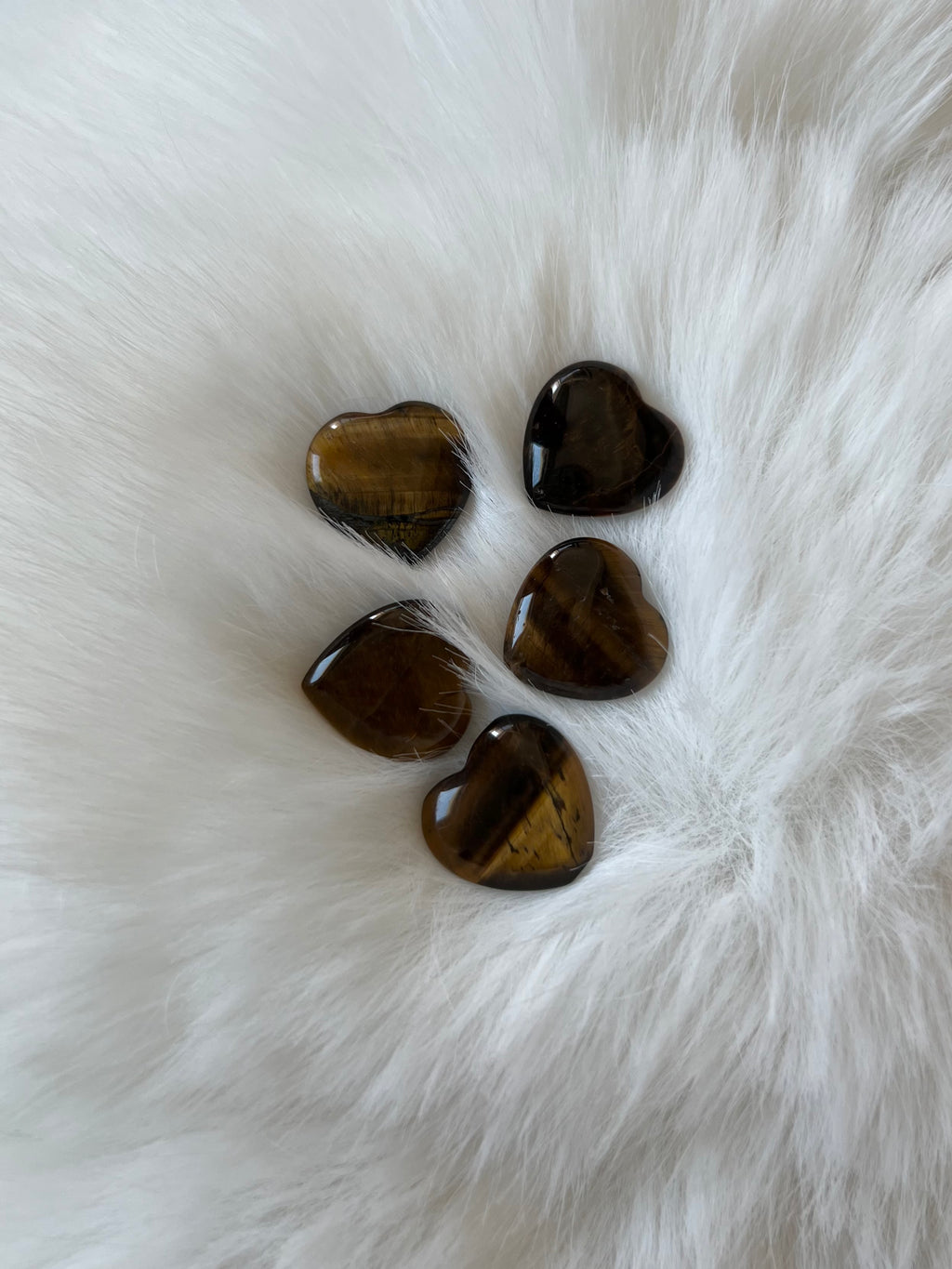 Tigerauge Herzform