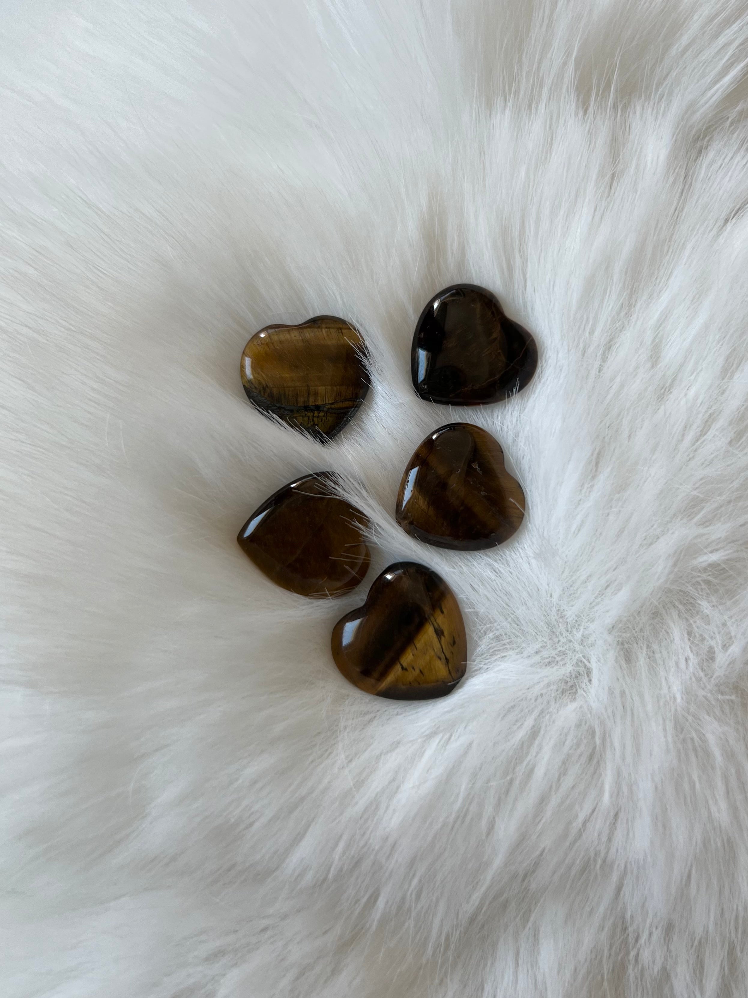 Tigerauge Herzform