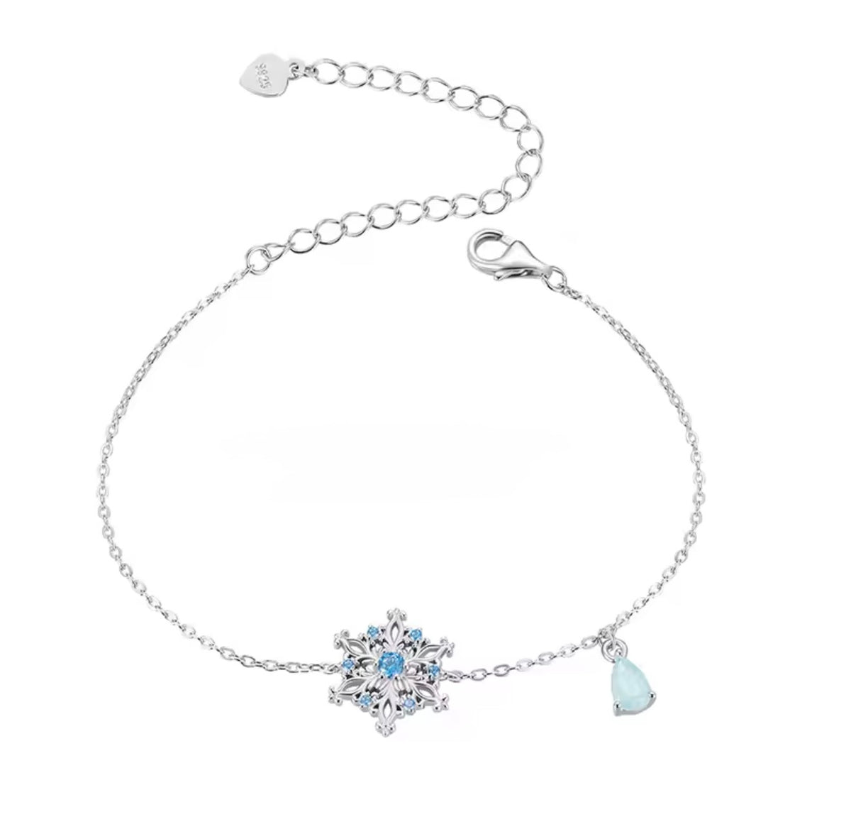 Frosted Snowflake Armband