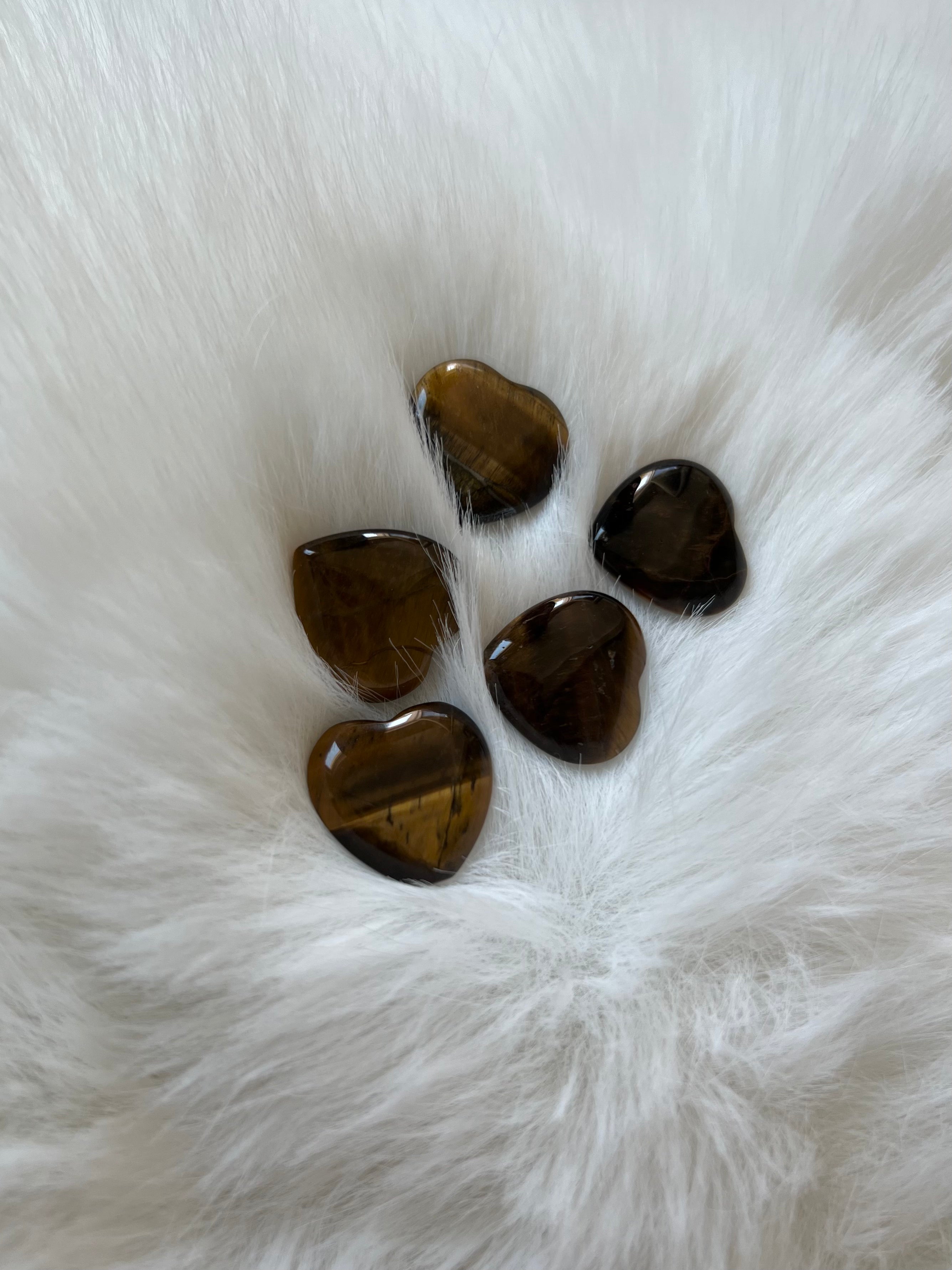Tigerauge Herzform
