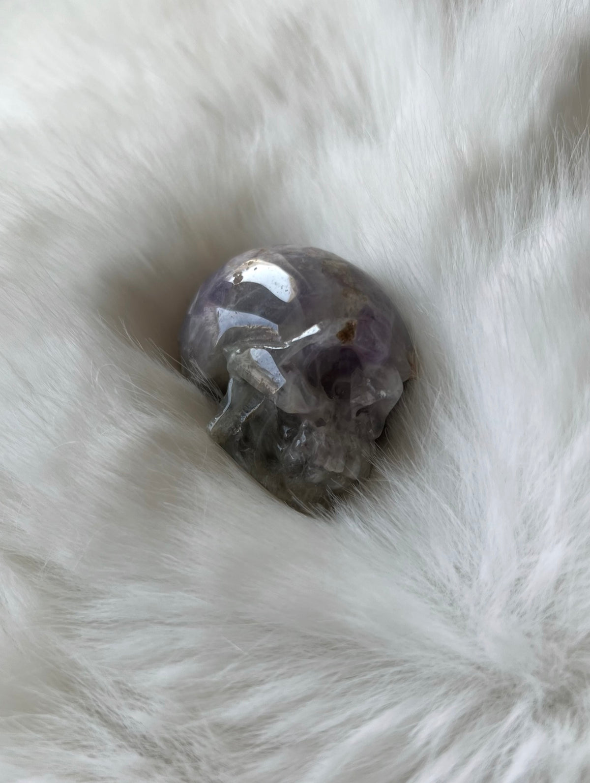 Amethyst Skull