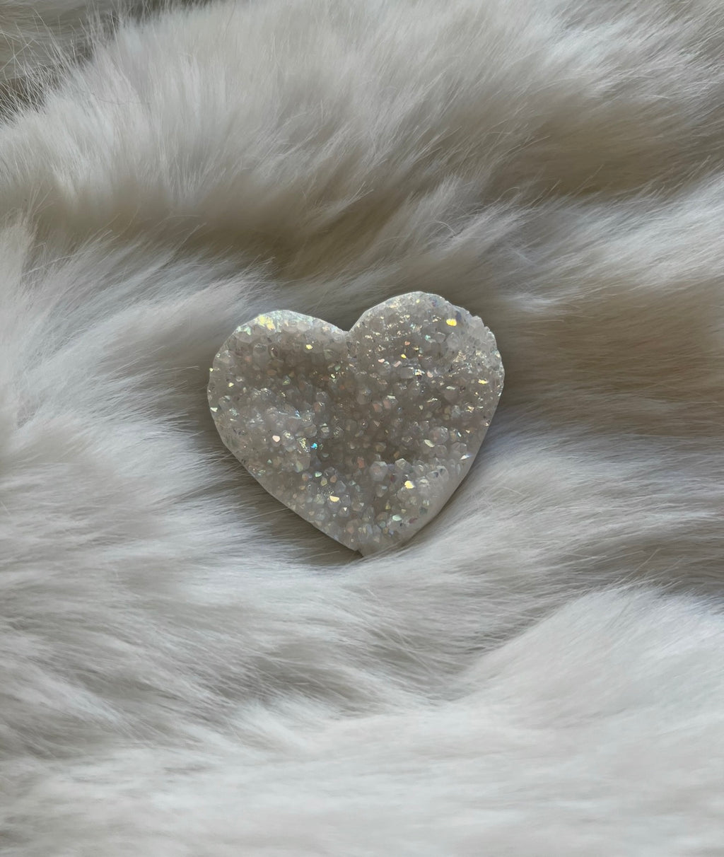 Engel Aura Druzy Herz