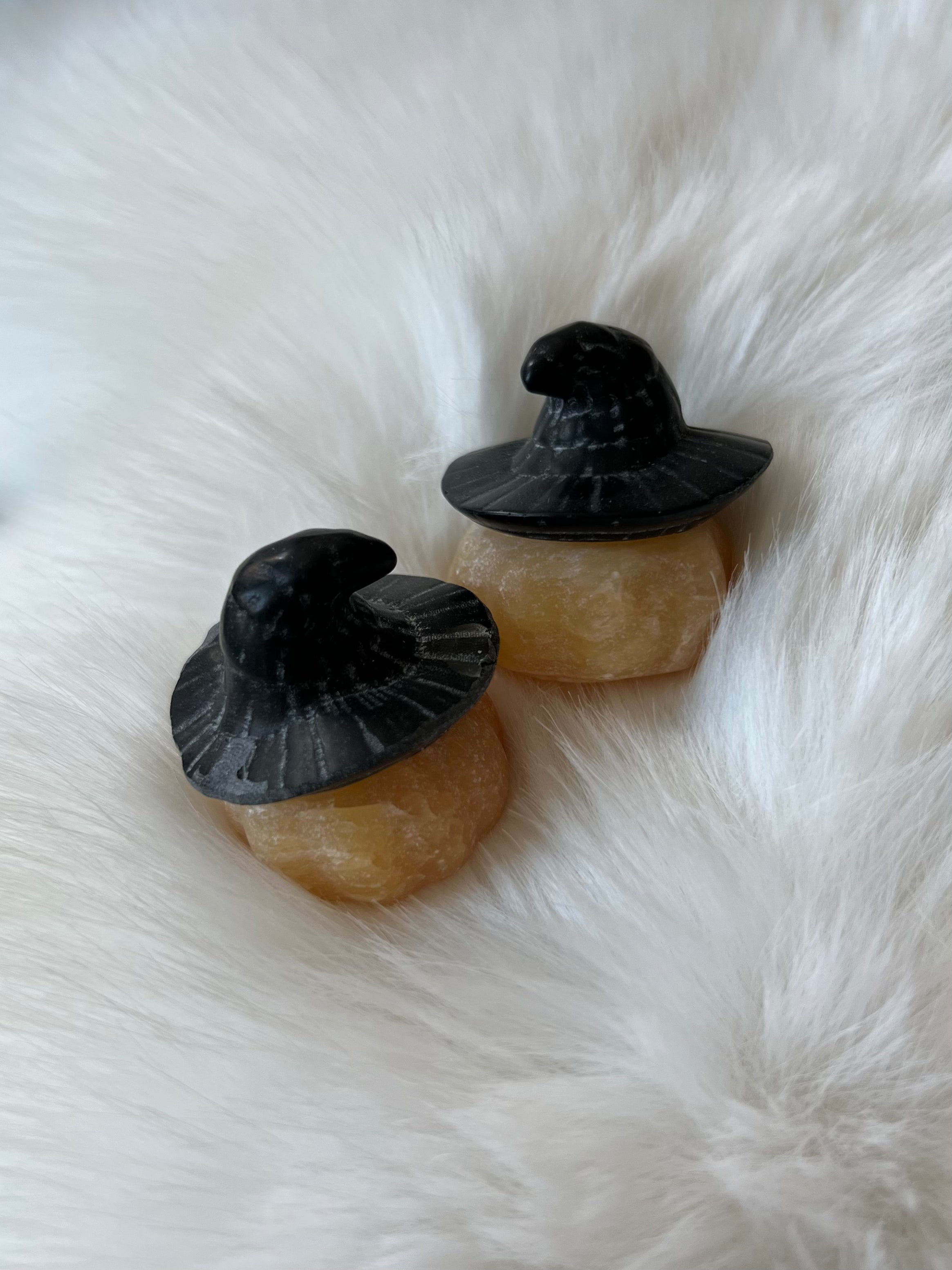 Witchy Obsidian Pumpkins
