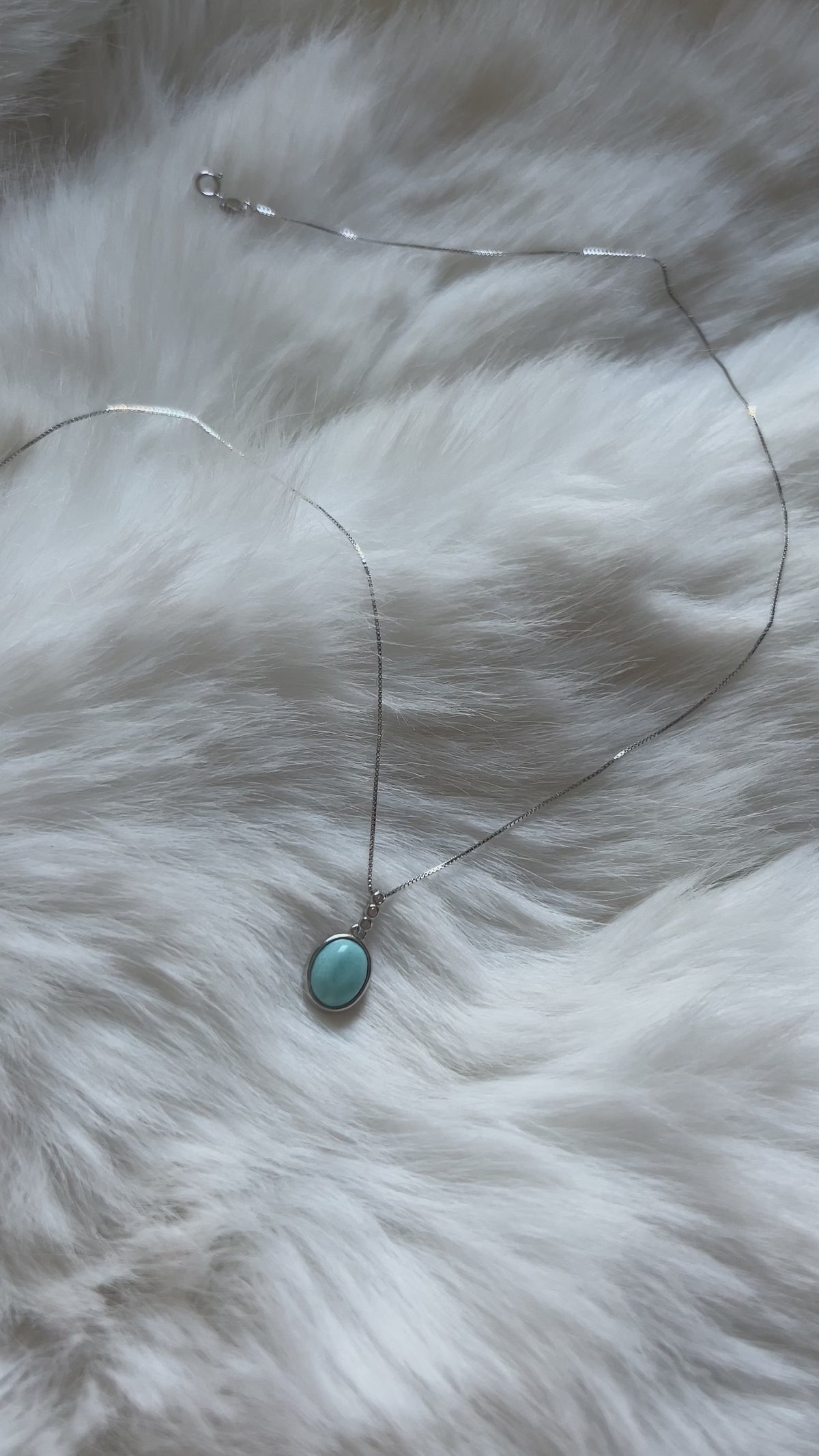 Larimar Halskette