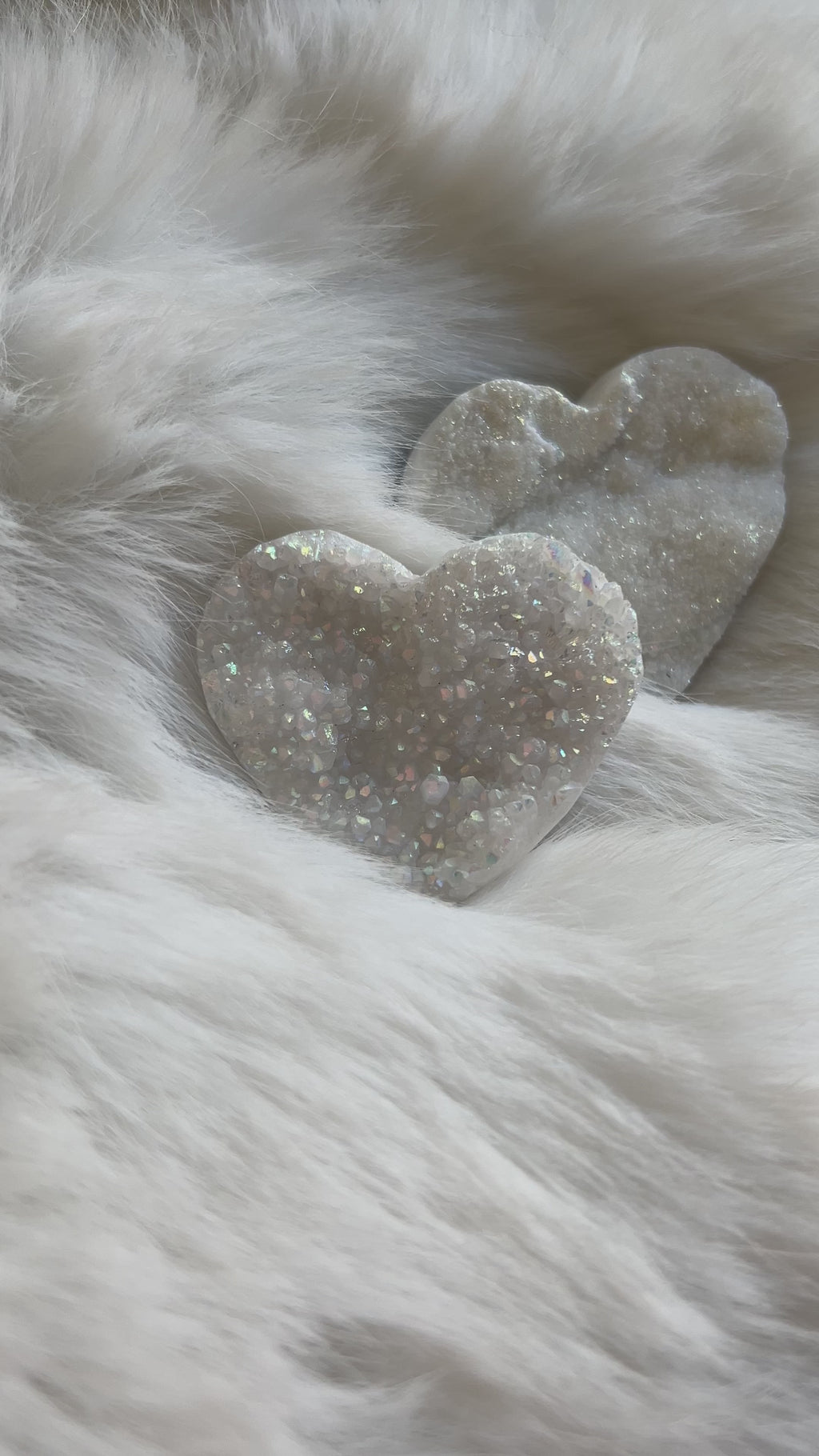 Engel Aura Druzy Herz